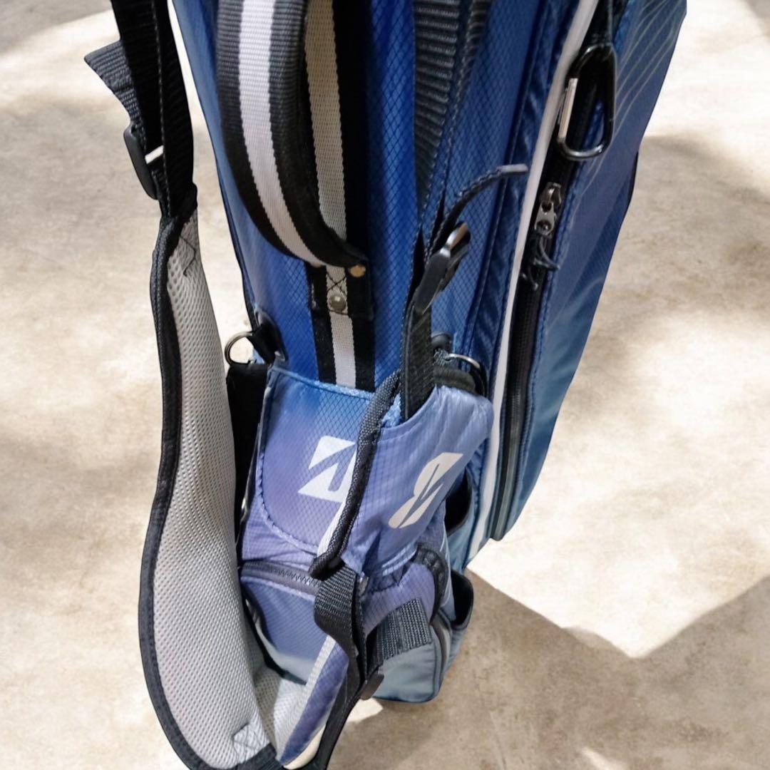 格安　ブリヂストン キャディバッグ TOUR B軽量ネイビー 9.5型