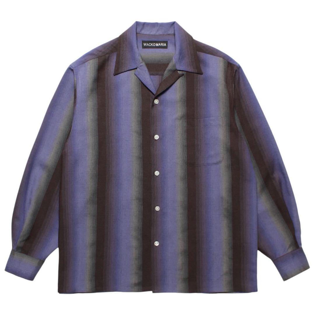 25fwワコマリア オンブレストライプシャツ wacko maria キムタク