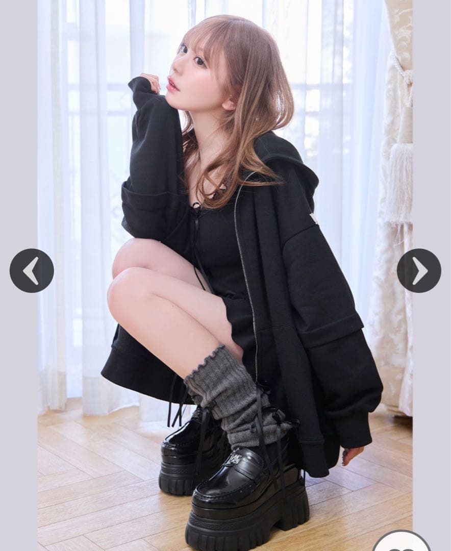 ミシェルマカロン厚底ローファー Sサイズ