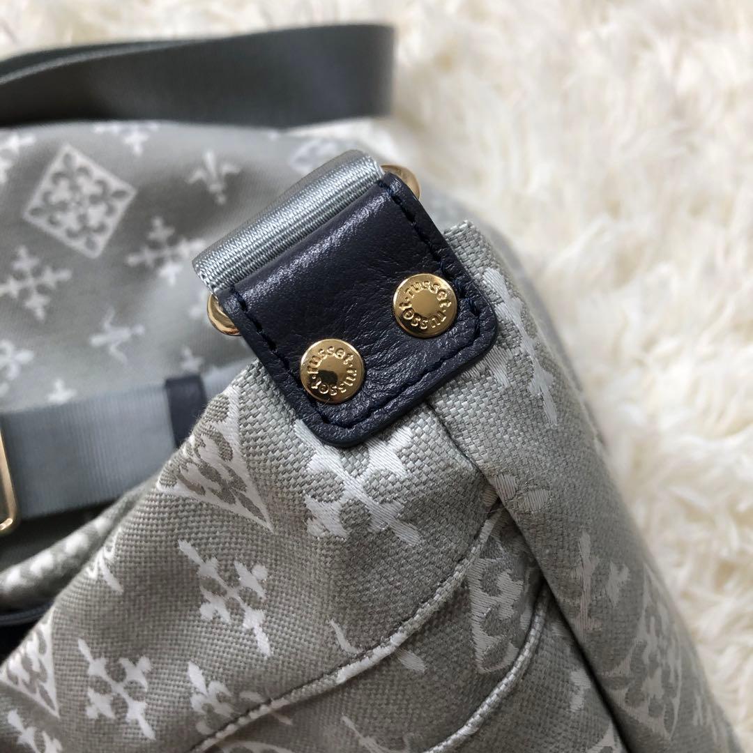 極美品⭐️ ラシット　コットンジャガード　アシンメトリー　ボディーバッグ