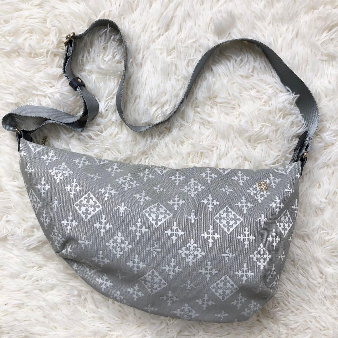 極美品⭐️ ラシット　コットンジャガード　アシンメトリー　ボディーバッグ