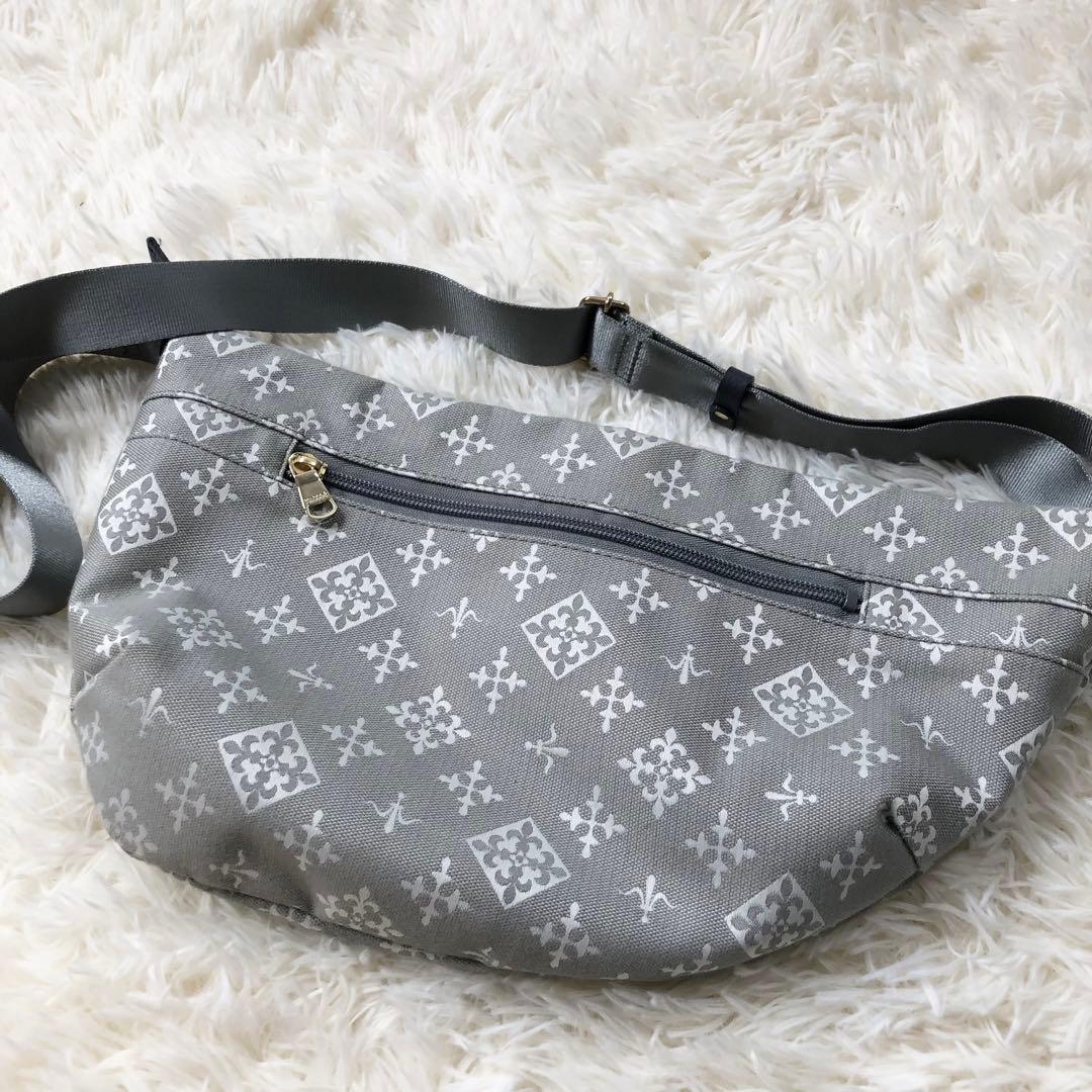 極美品⭐️ ラシット　コットンジャガード　アシンメトリー　ボディーバッグ