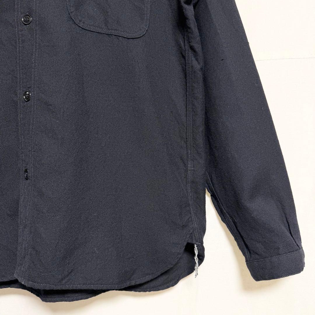 ⚫︎サイズ3！orslow リネンウールノーカラーシャツジャケット - メルカリ