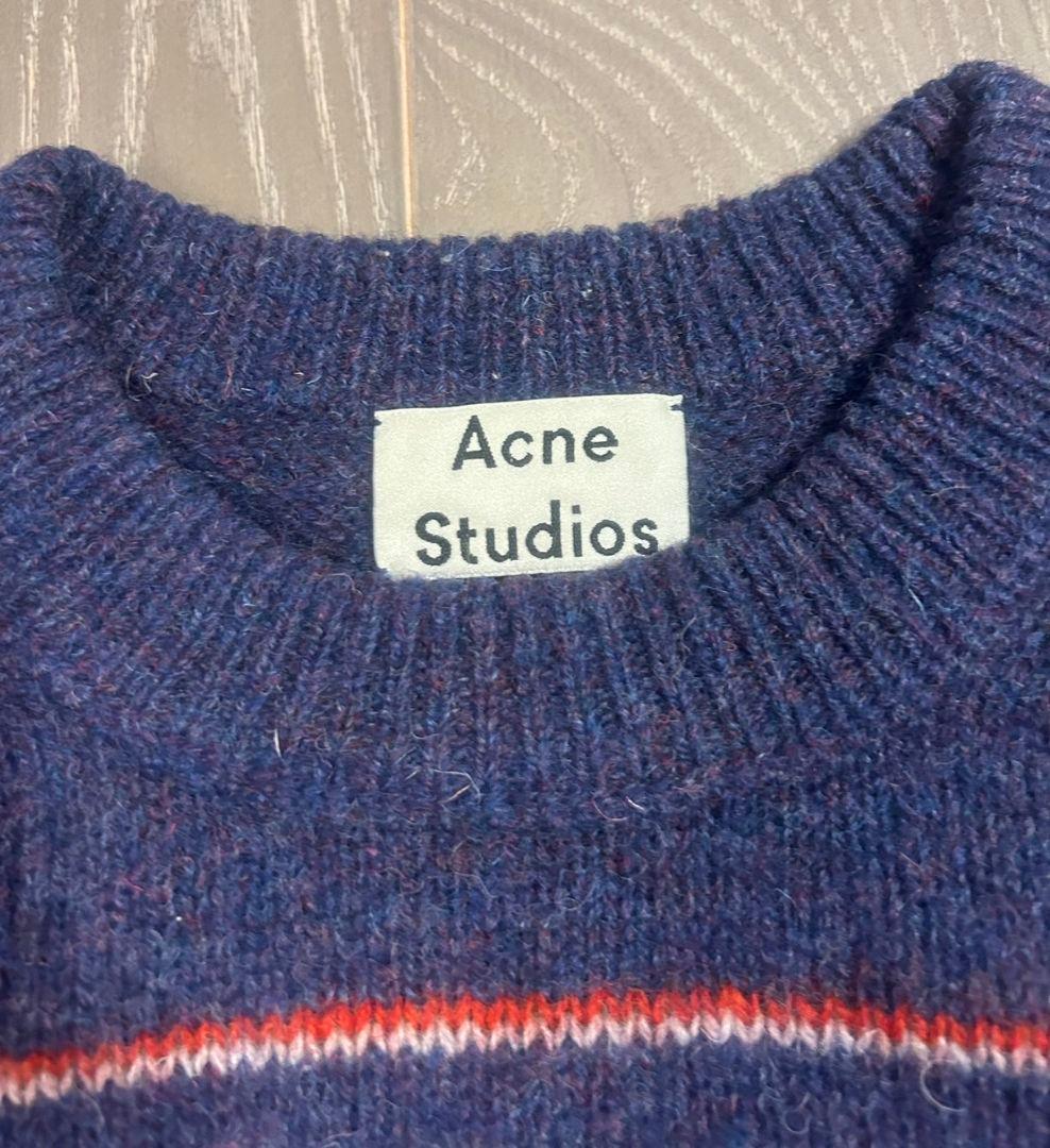 Acne Studios ボーダーニットKAI STRIPE PAW18 - メルカリ