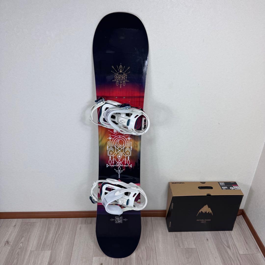 専用SALOMON レディーススノーボード 138cm ブーツ 23.5cm