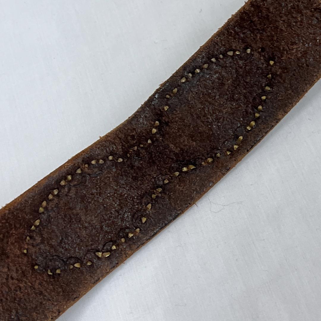 HTC/Peanut Belt /スタッズレザーベルト/本革/スティングレー