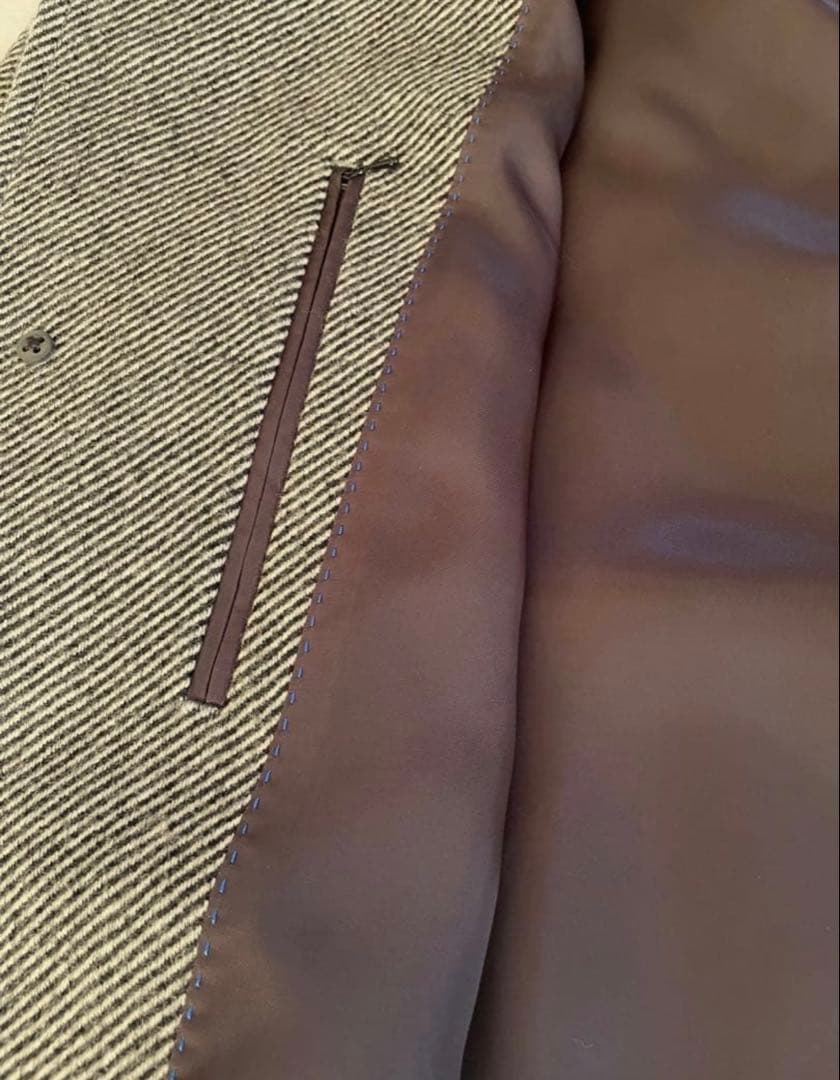 ランバンコレクション フード スタンドカラー 2way コート ウールコート