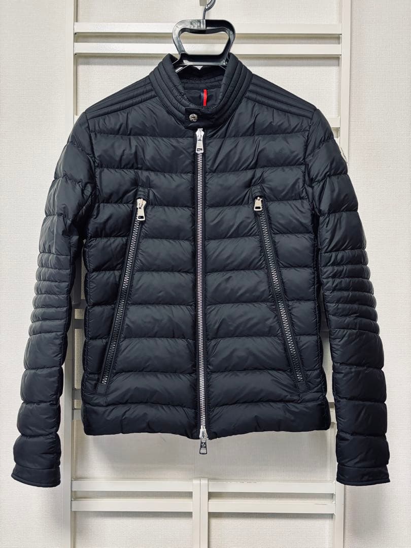 ドロップMONCLERモンクレールAmiotバイカージャケットサイズ2国内