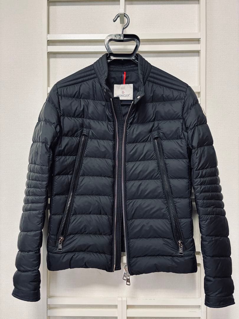 ドロップMONCLERモンクレールAmiotバイカージャケットサイズ2国内