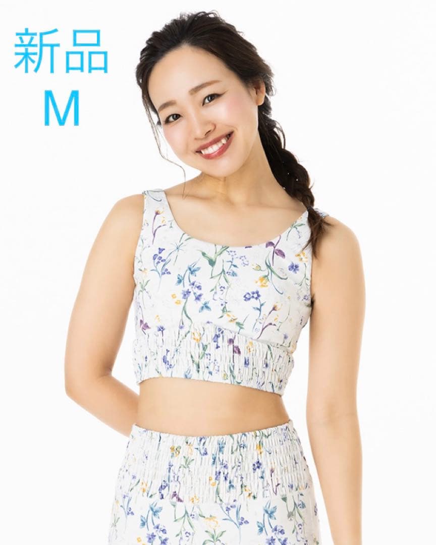 スカーラボタニカルシャーリングブラトップ、レギンスセット