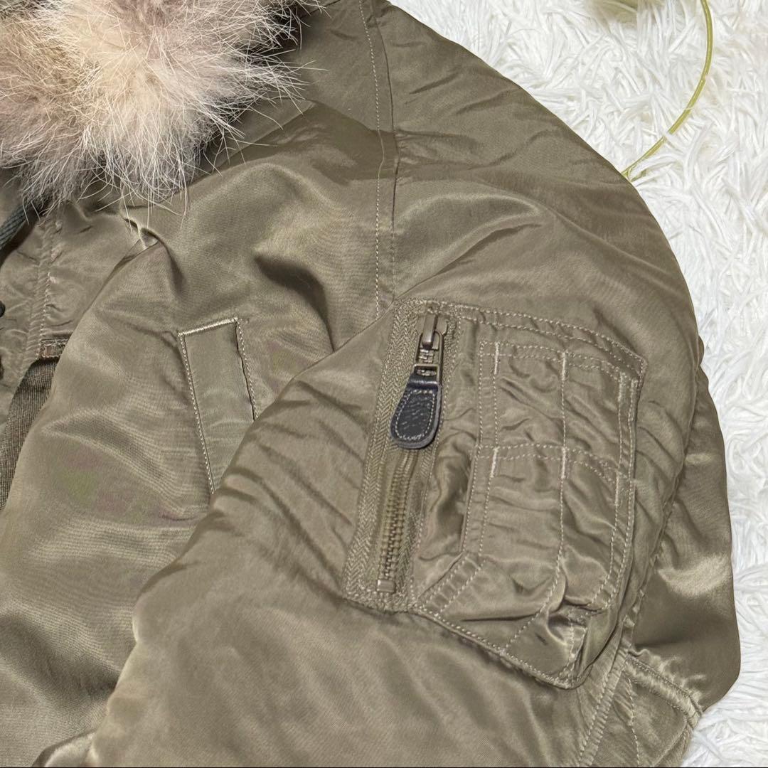 【悪無愛想】SKULL FLIGHT　N-3B　フライトジャケット　ファー