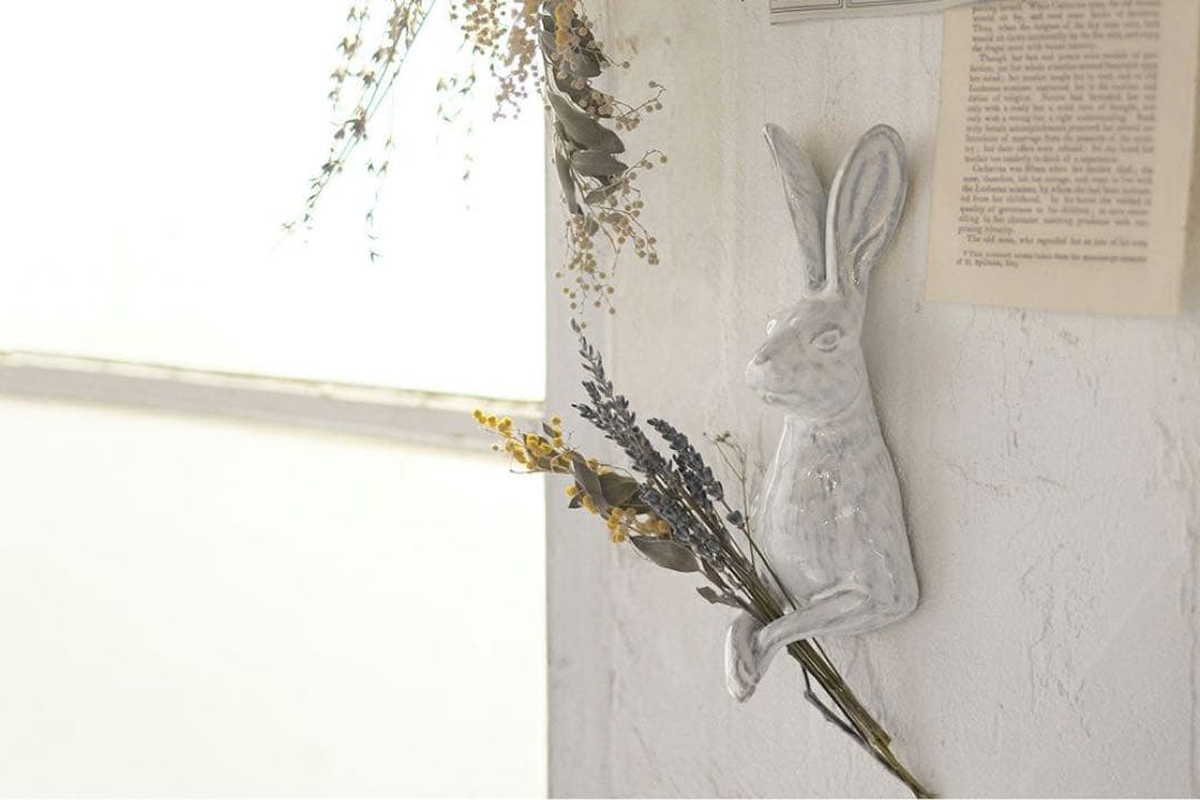 YARNNAKARN(ヤナカーン) ラビットウォールデコ うさぎの壁飾り - メルカリ