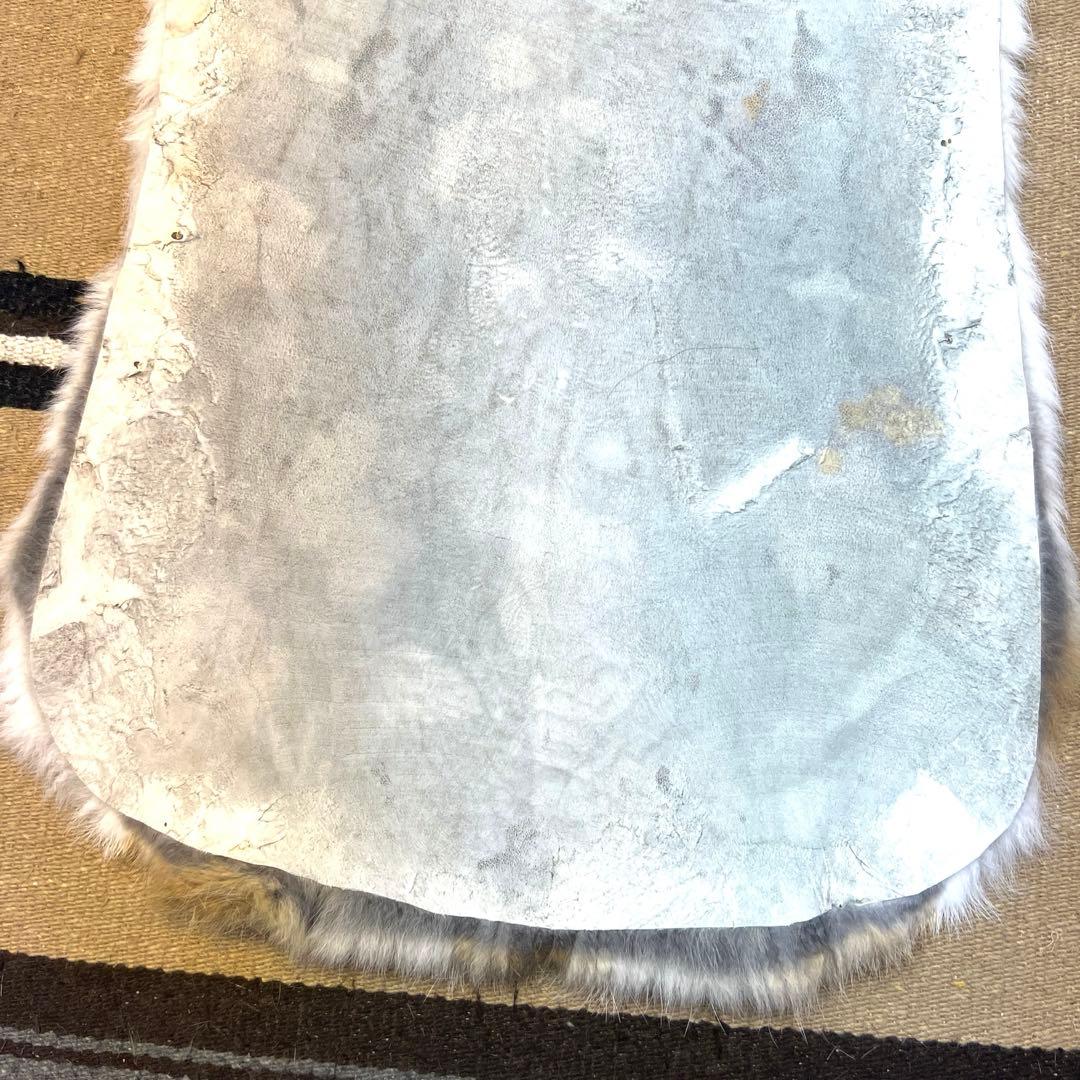 強度抜群 ラビット尻あて ワイド 尻皮 登山 ウサギ毛皮敷物 冬キャンプ