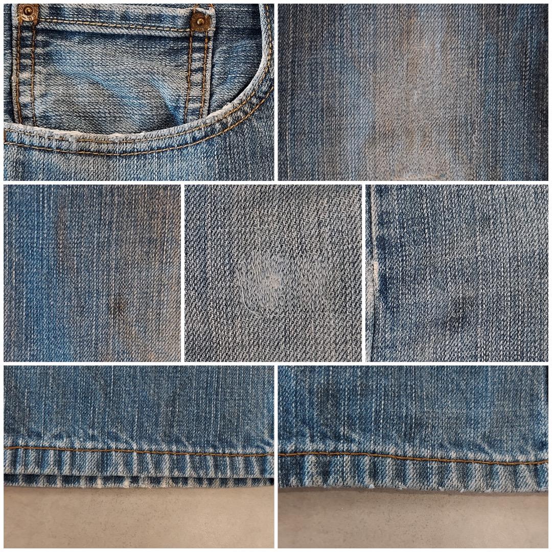 リーバイス569 Levis W32 ブルーデニム 青 ボトム 古着 18376