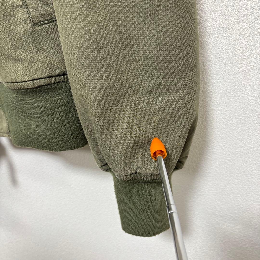 ALPHA アルファMA-1 フライトジャケット M オリーブミリタリーz99