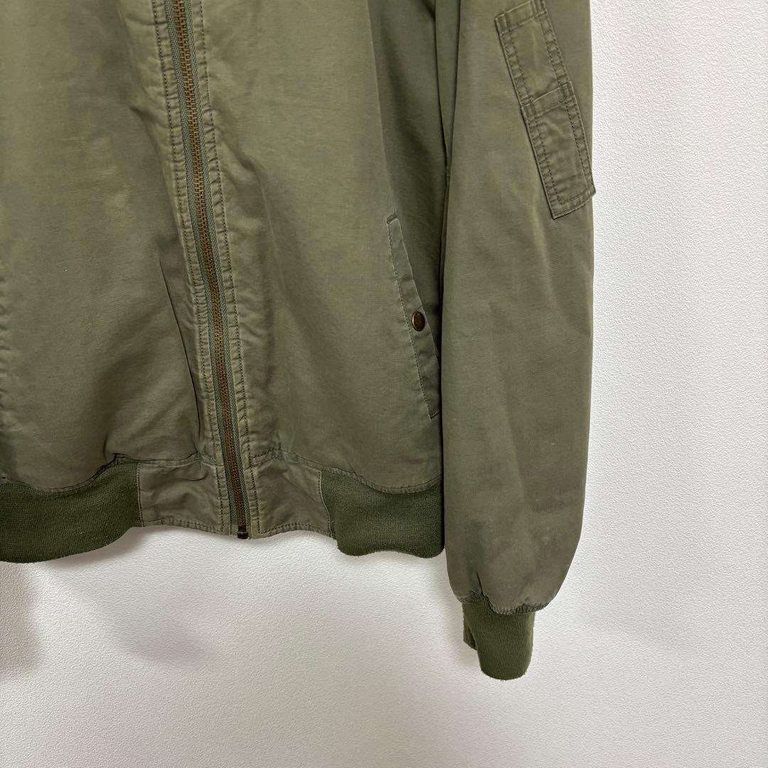 ALPHA アルファMA-1 フライトジャケット M オリーブミリタリーz99