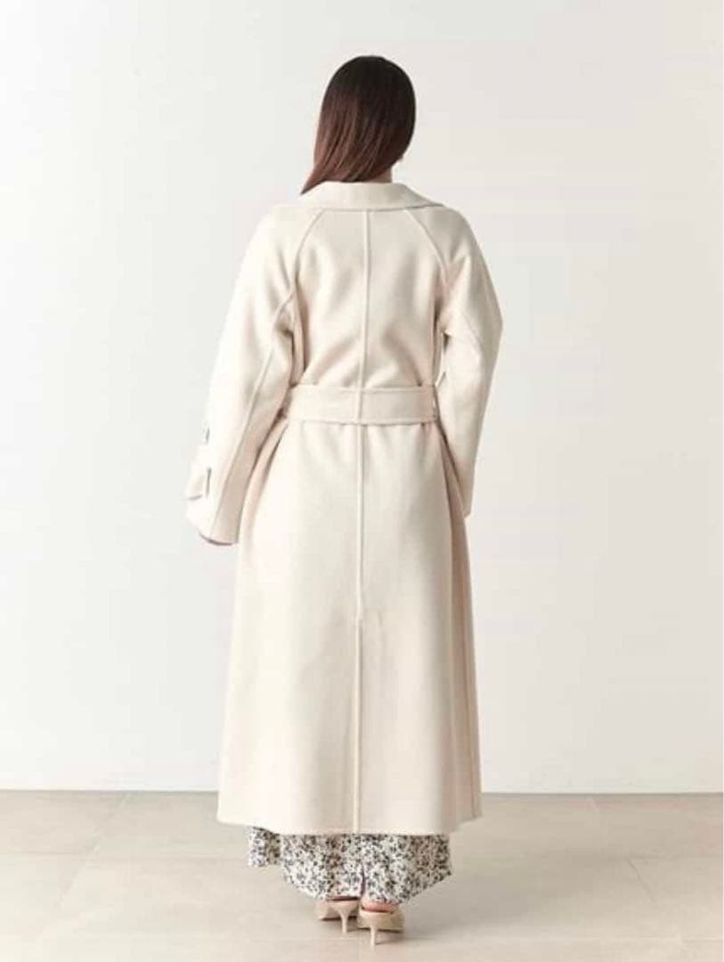 スナイデル snidel ウロコカシミヤロングコート - メルカリ