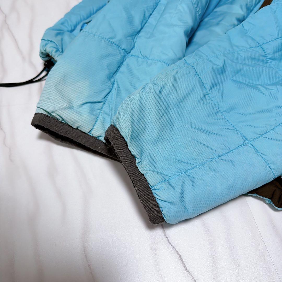 《人気カラー》コロンビア リバーシブルダウン プリマロフト 短丈 ブラウン L