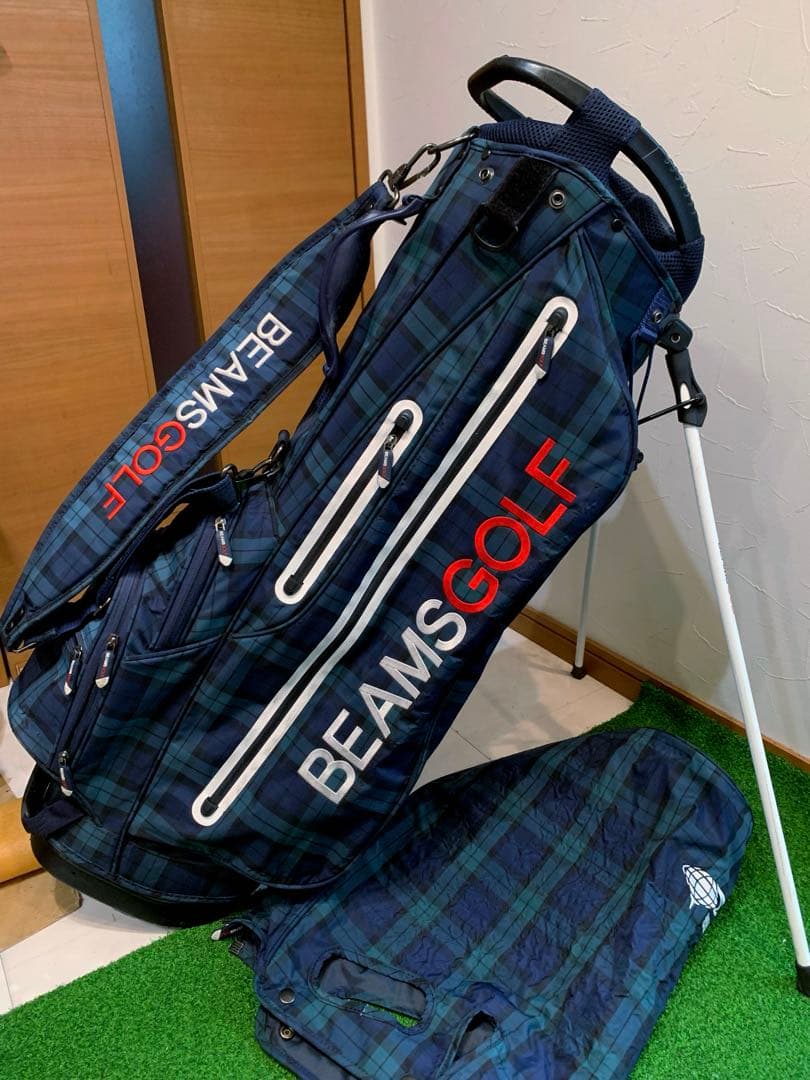 Beams Golf チェック柄 ゴルフバッグ 【公式通販】 BEAMS GOLF