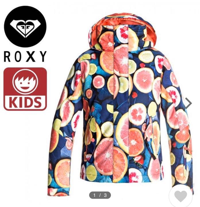 大人気完売品　ロキシー　キッズ　スキー　スノボー　ウェア　上下　中古　ピンク