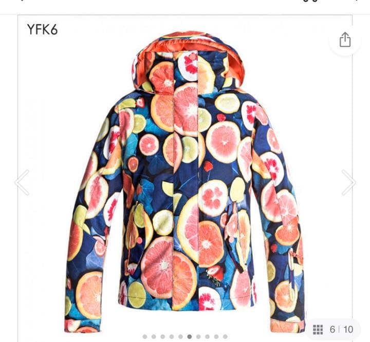 大人気完売品　ロキシー　キッズ　スキー　スノボー　ウェア　上下　中古　ピンク