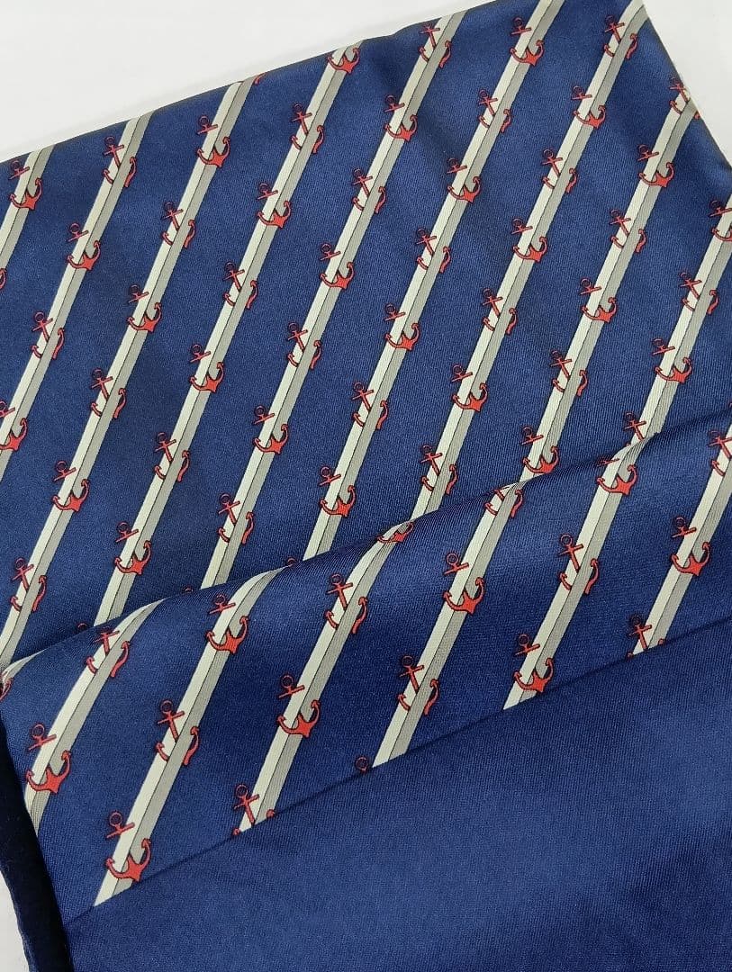 248 HERMES エルメス ストール マフラー 碇模様｜マルチカラー