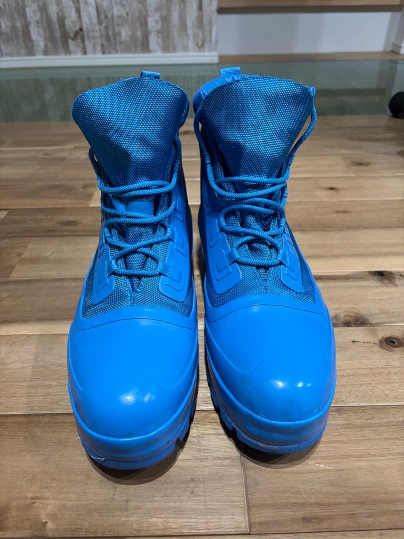 近未来感　CONVERSE 青 ハイカットブーツ　AMBUSHコラボ