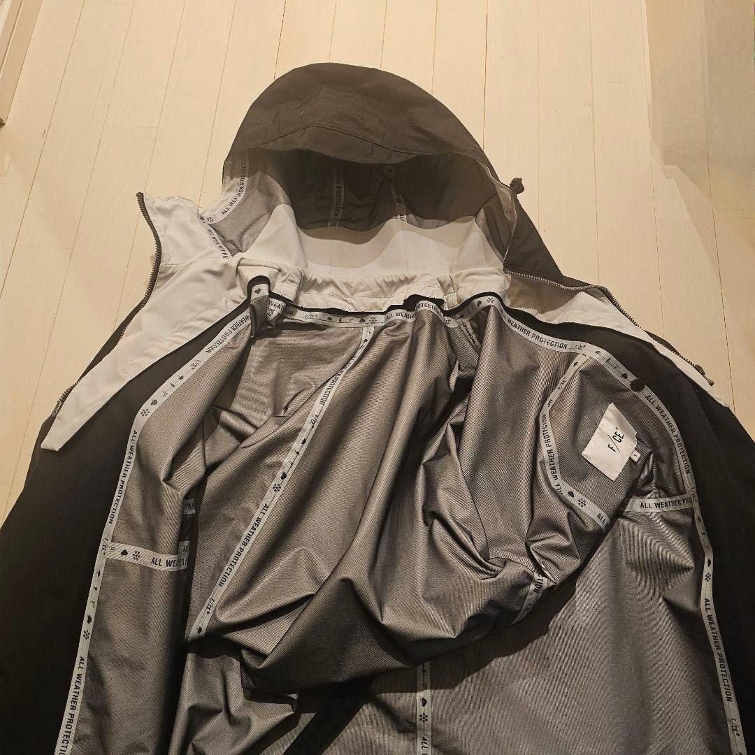 F/CE.® WRAP DOUBLE BRESTED CTオールウェザーコート黒