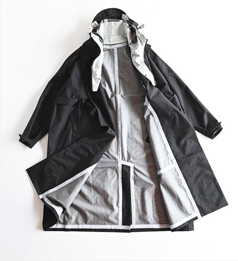 F/CE.® WRAP DOUBLE BRESTED CTオールウェザーコート黒