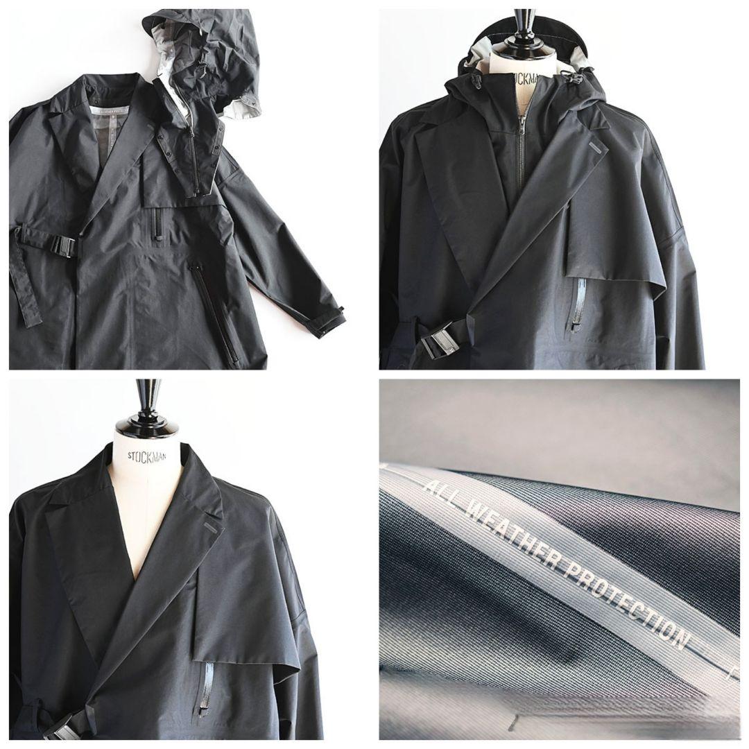 F/CE.® WRAP DOUBLE BRESTED CTオールウェザーコート黒