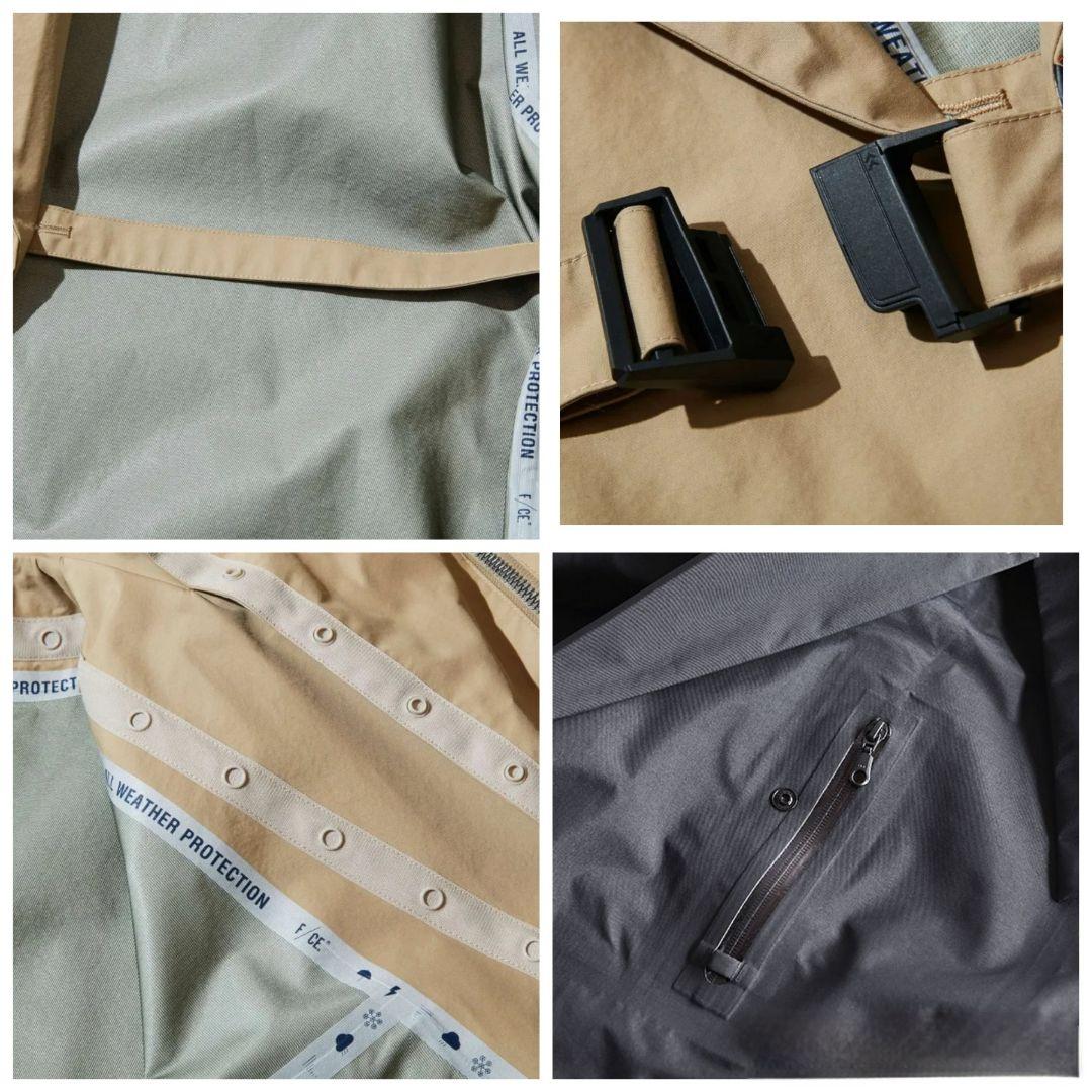 F/CE.® WRAP DOUBLE BRESTED CTオールウェザーコート黒