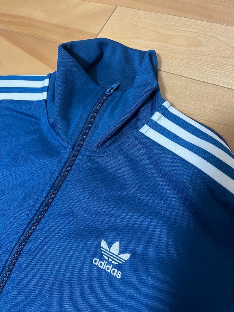 adidas オリジナルス　ブルー　トラックジャケットJO XL