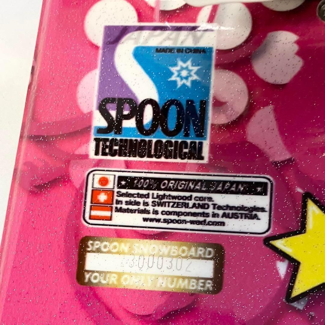 SPOON スノーボード セット 板 約144cm / ビンディング Mサイズ