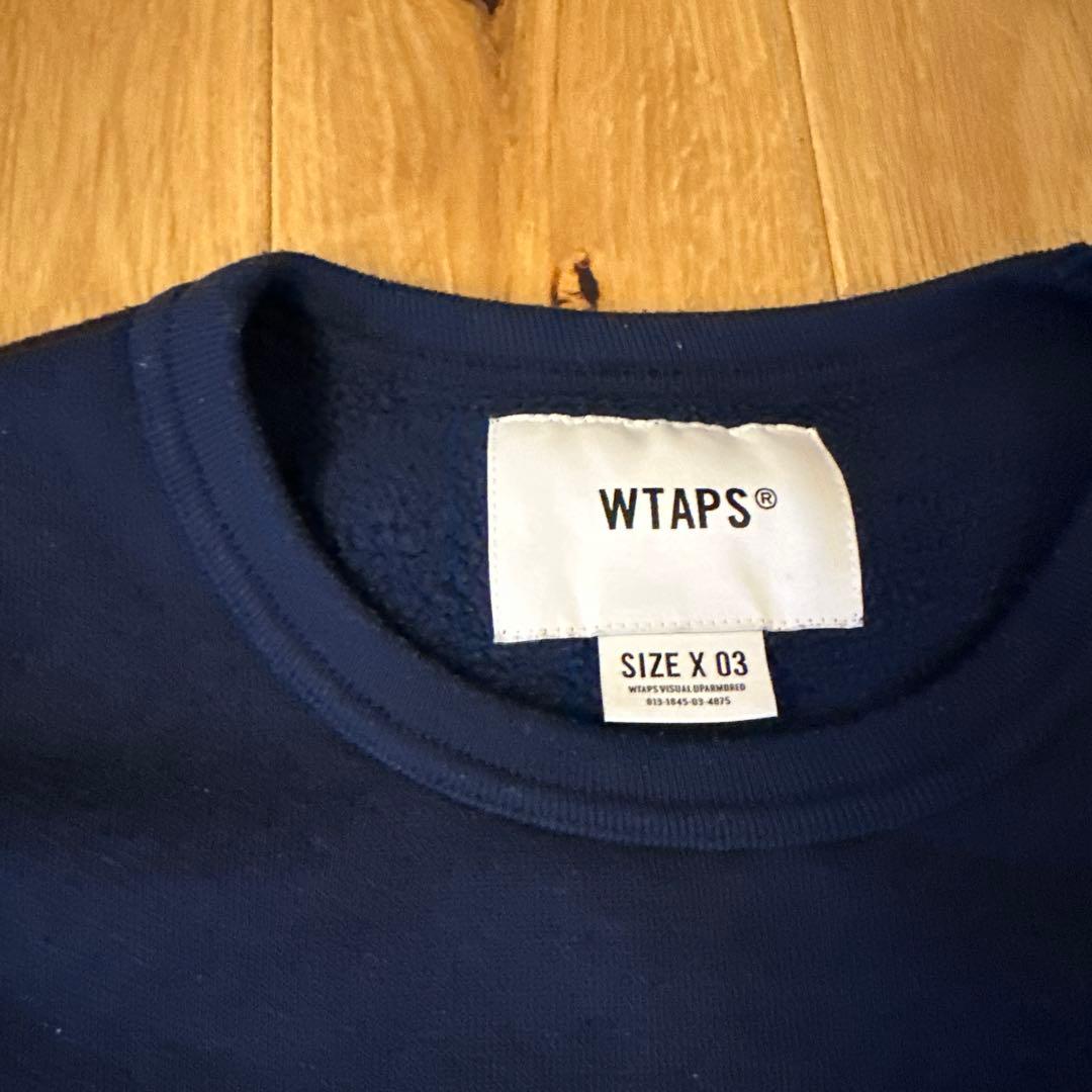 wtaps 21AW CLUB LARGE NAVY トレーナー　スウェット