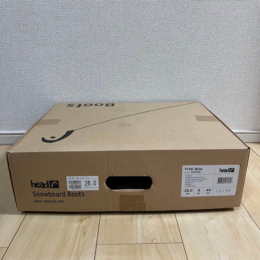 【美品_即日発送】head ヘッド FIVE BOA ファイブボア 26.0cm