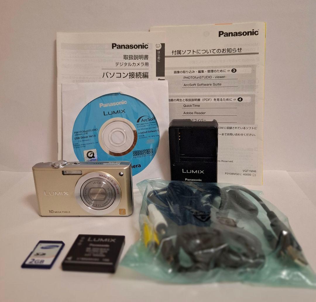 [美品]パナソニック Panasonic LUMIX DMC-FX35コンデジ