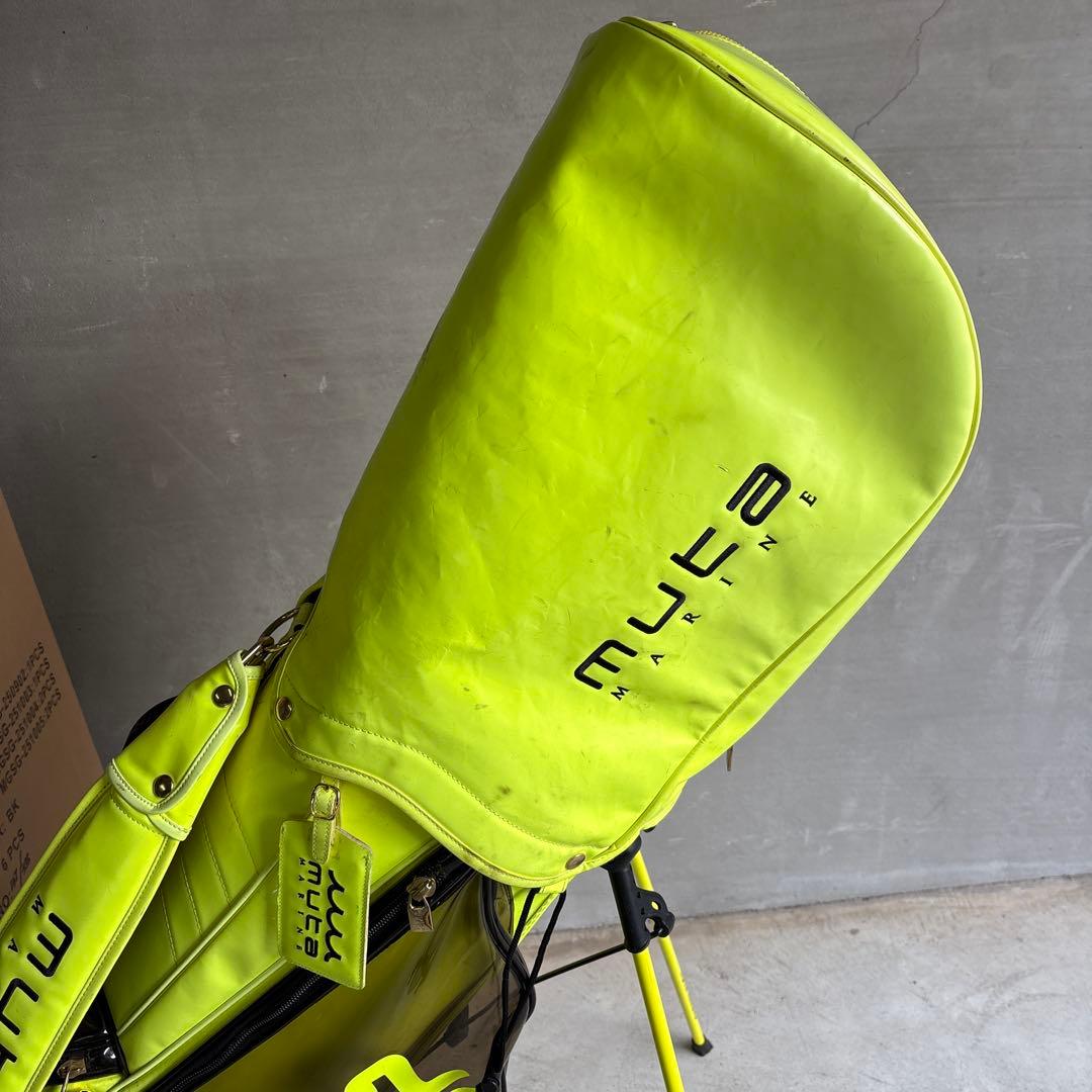 MUTAMARINE キャディバッグ 蛍光イエロー