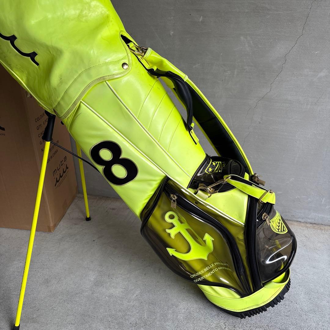 MUTAMARINE キャディバッグ 蛍光イエロー