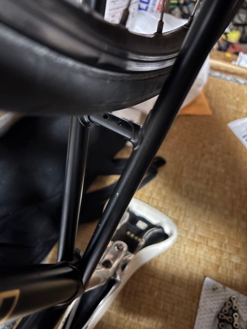 MAKINO ピスト・シングルスピードフレーム ブラックnjs 競輪 限定値下げ