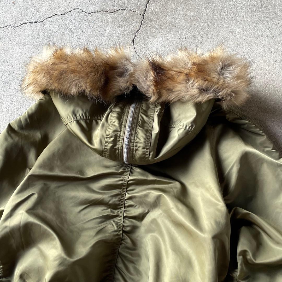 N2B flight jacket N-2B archive khaki 短丈