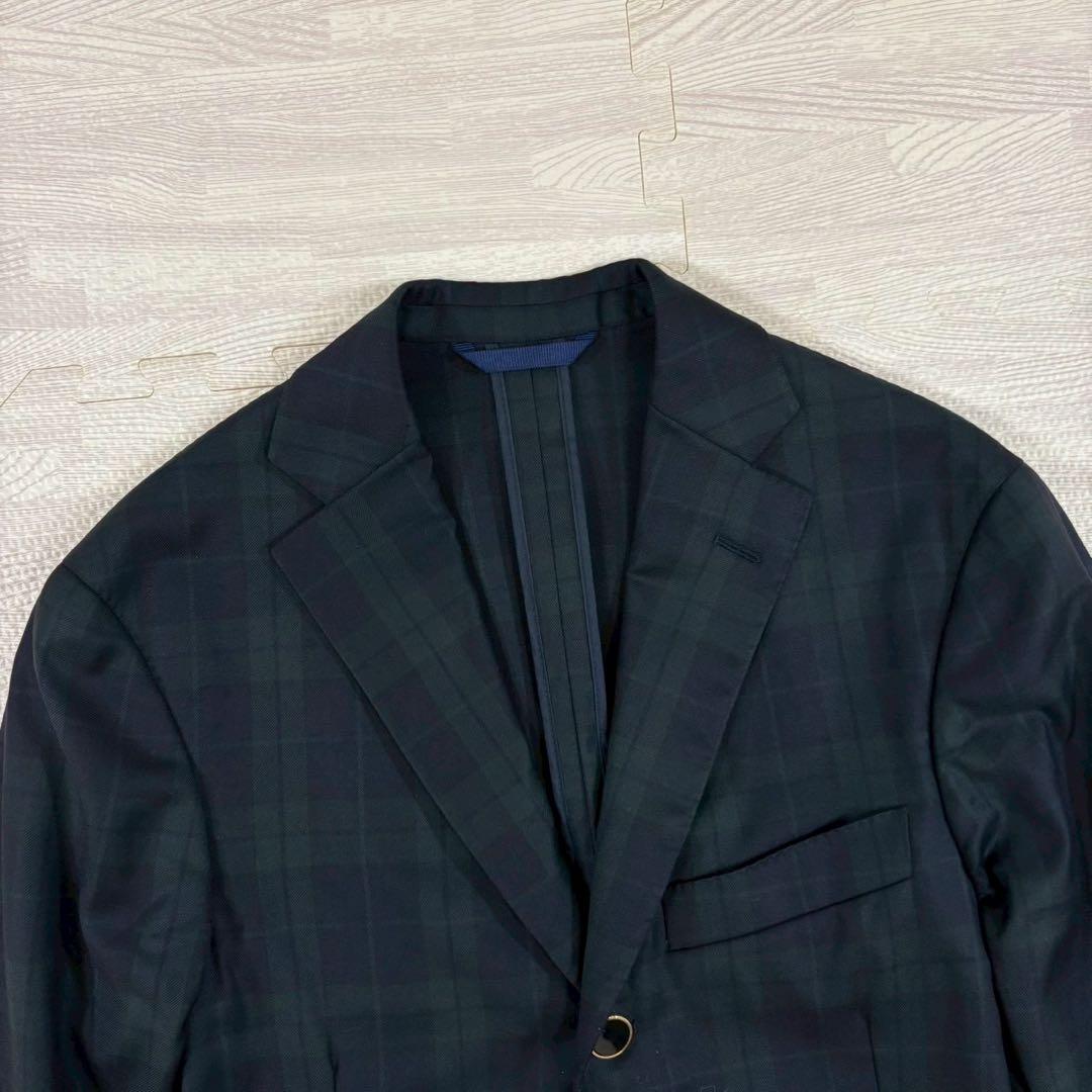 美品✨ベルベスト 近年モデル ジャケット チェック ブラックウォッチ