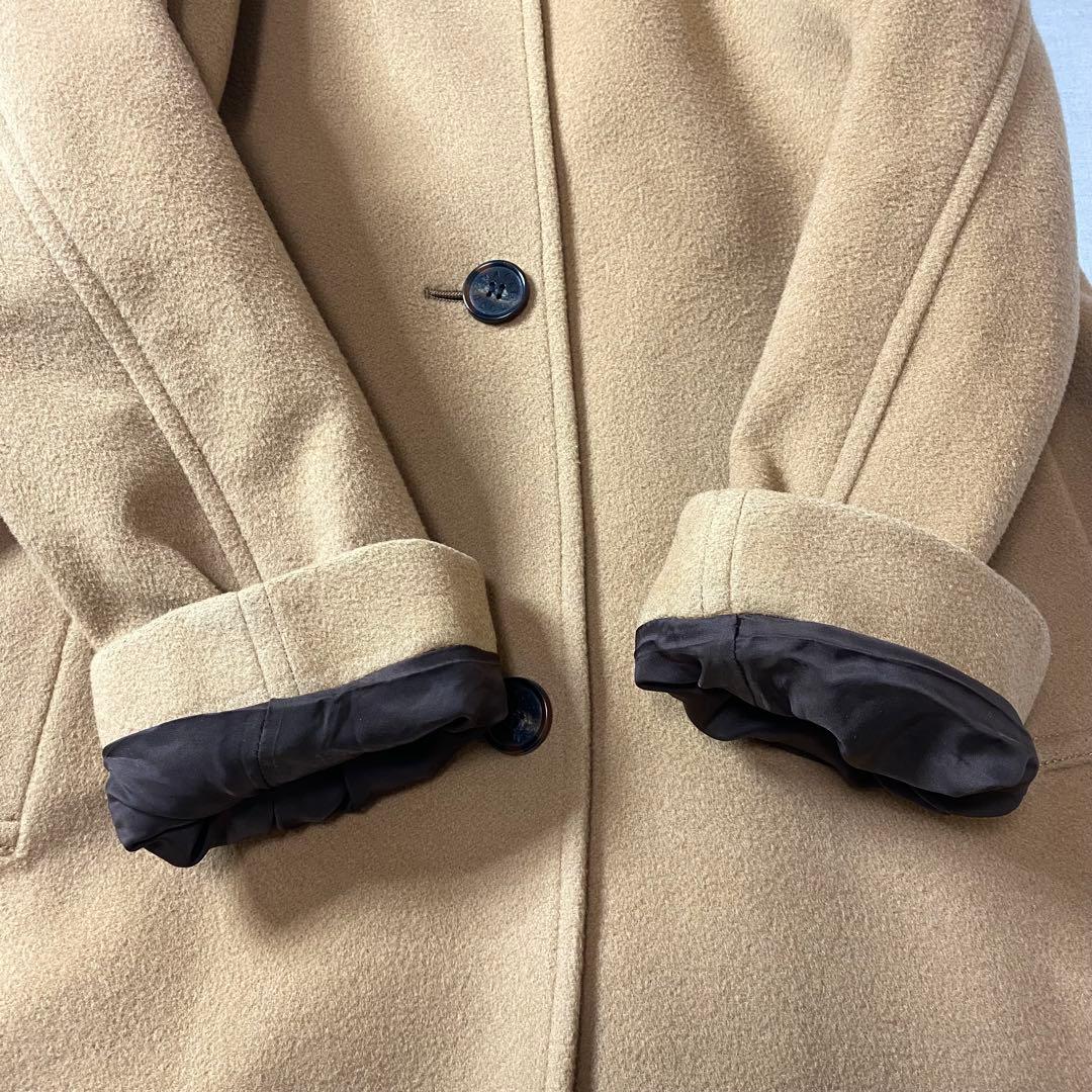 《美品》マッキントッシュロンドン チェスターコート ウール キャメル【L】通勤