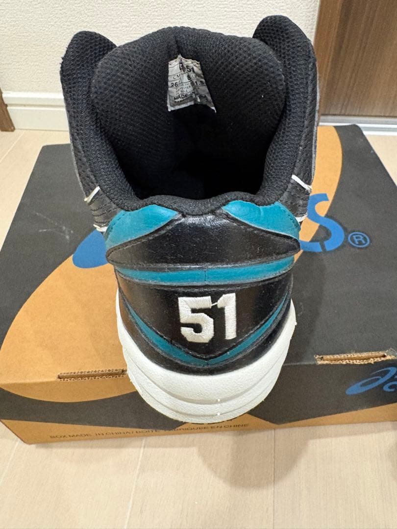 アシックススパイク イチロー 2001モデル ゲーリック 26.5 - メルカリ