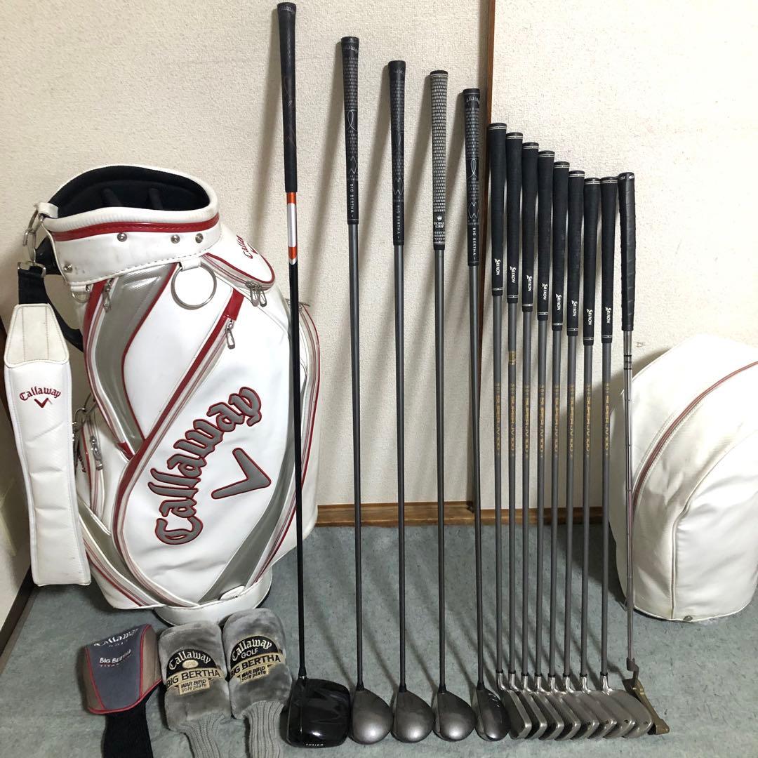 入手困難 レフティ キャロウェイ 豪華14本完璧なセット 初心者でも打ちやすい！