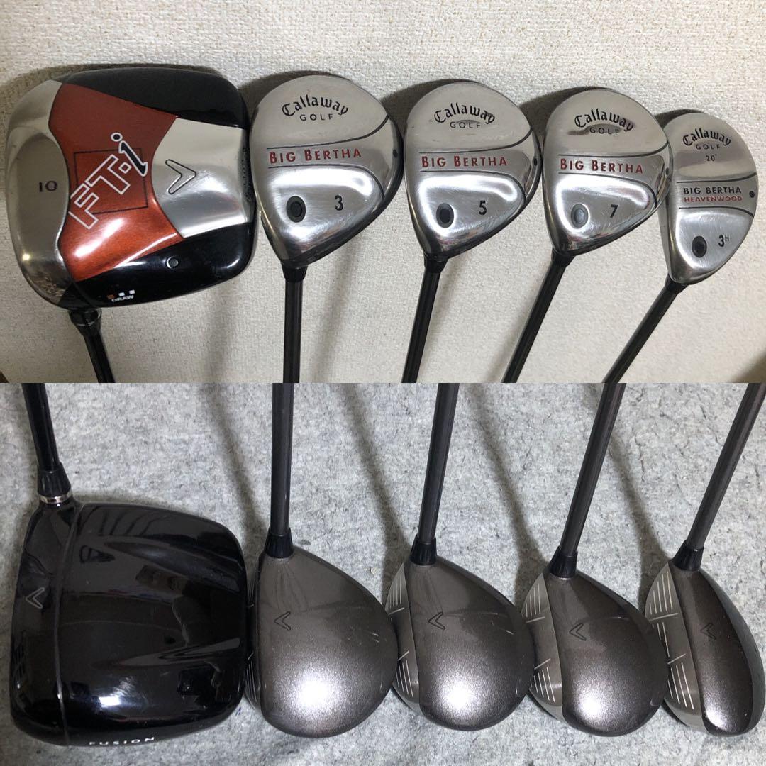 入手困難 レフティ キャロウェイ 豪華14本完璧なセット 初心者でも打ちやすい！