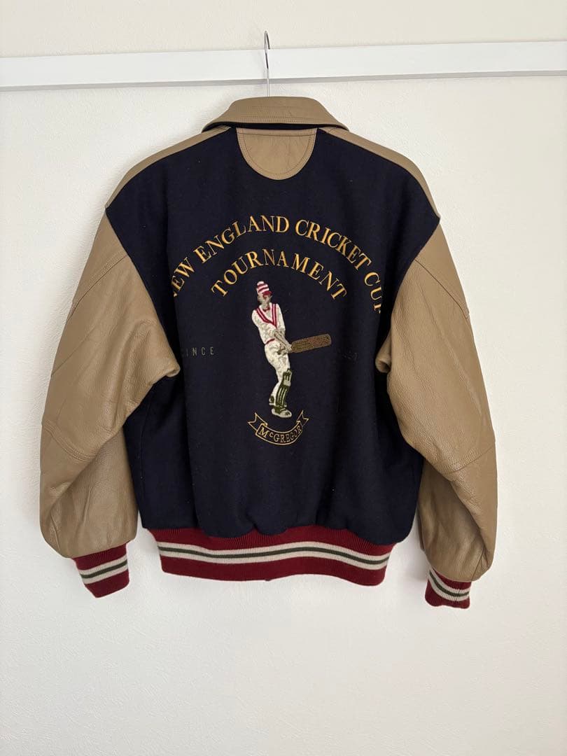 最終値下げ‼️80s 90s McGREGOR スタジャン レザー袖 刺繍