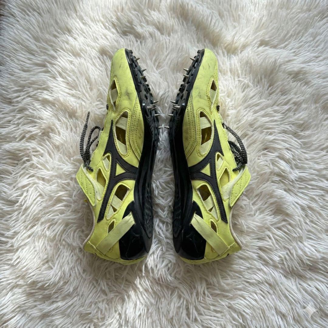 ミズノ クロノインクス9 27.5cm 陸上スパイク 蛍光イエロー