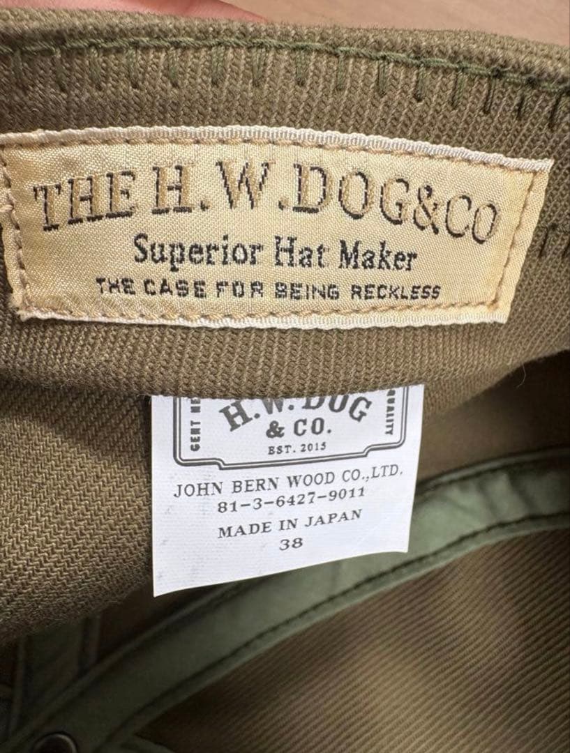 帽子 H.W.DOG&CO TRUCKER CAP - OLIVE