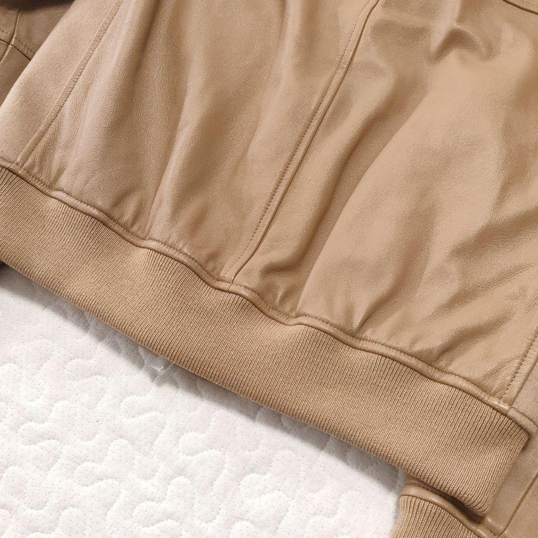 新品✨菅原靴店完全別注　EMMETI NILO　レザー×ウールカシミヤ　キャメル