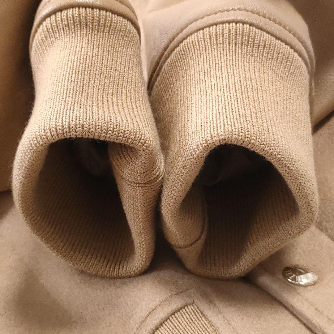 新品✨菅原靴店完全別注　EMMETI NILO　レザー×ウールカシミヤ　キャメル